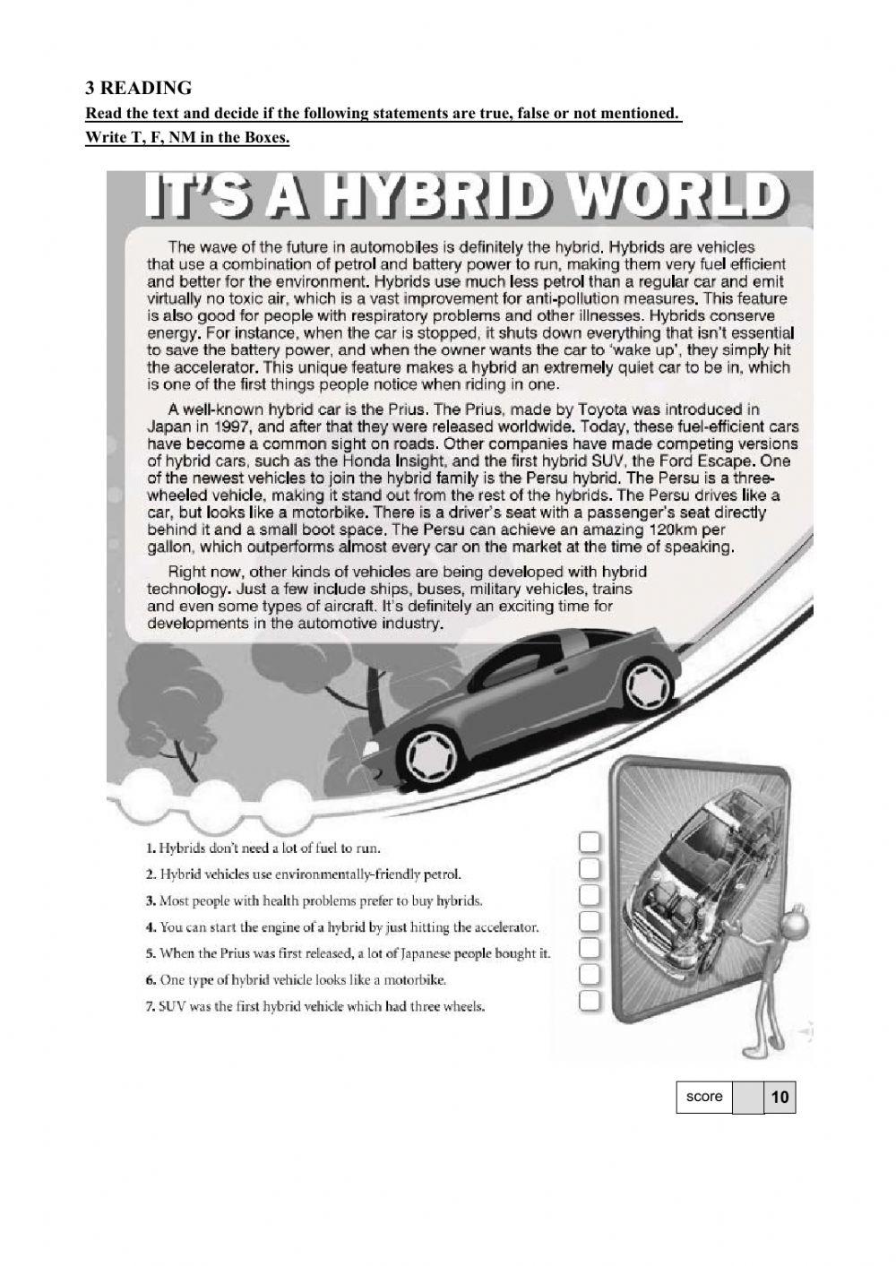 Traveller B1, Modul 6 Test