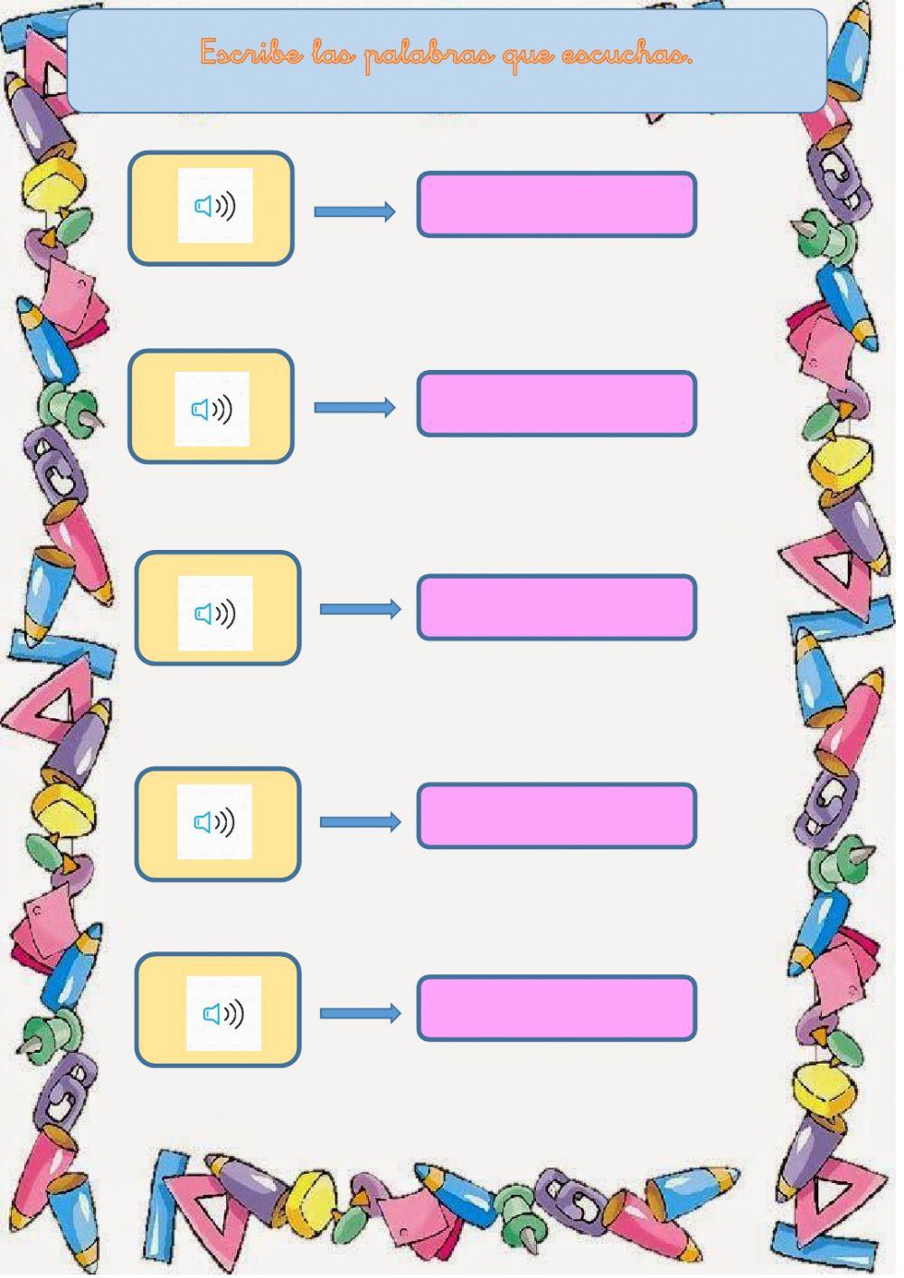 Escucha las palabras