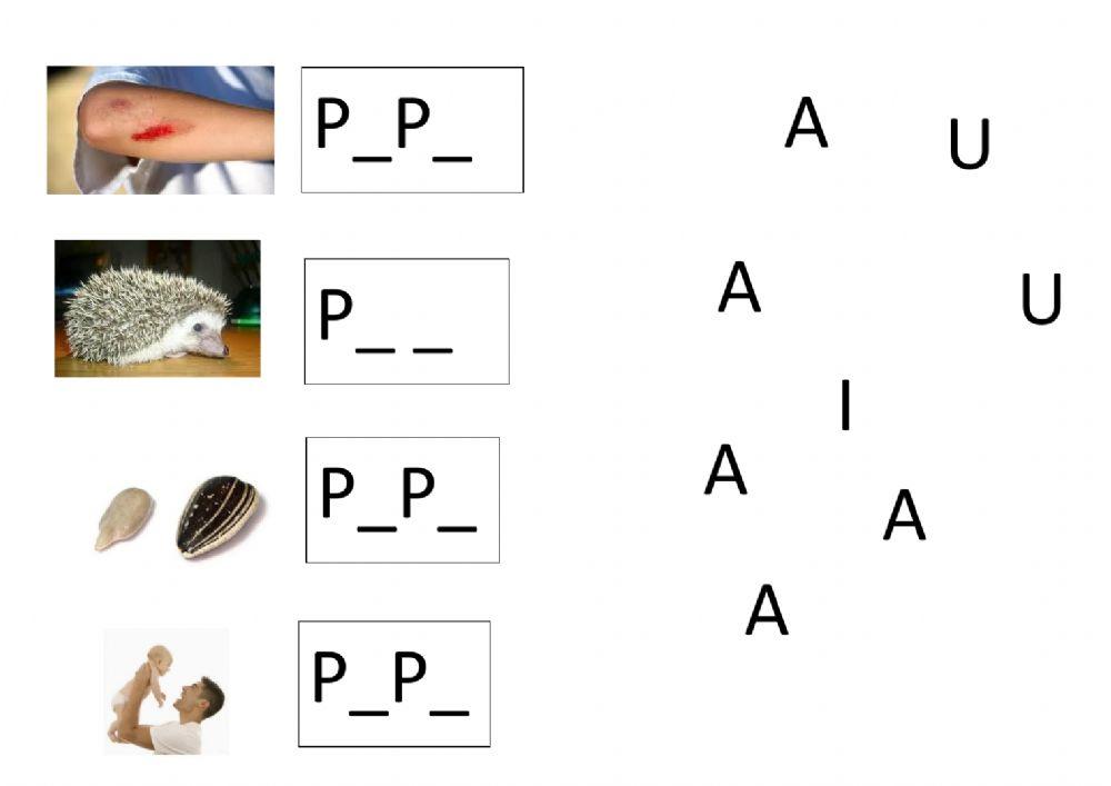 Completa con vocales