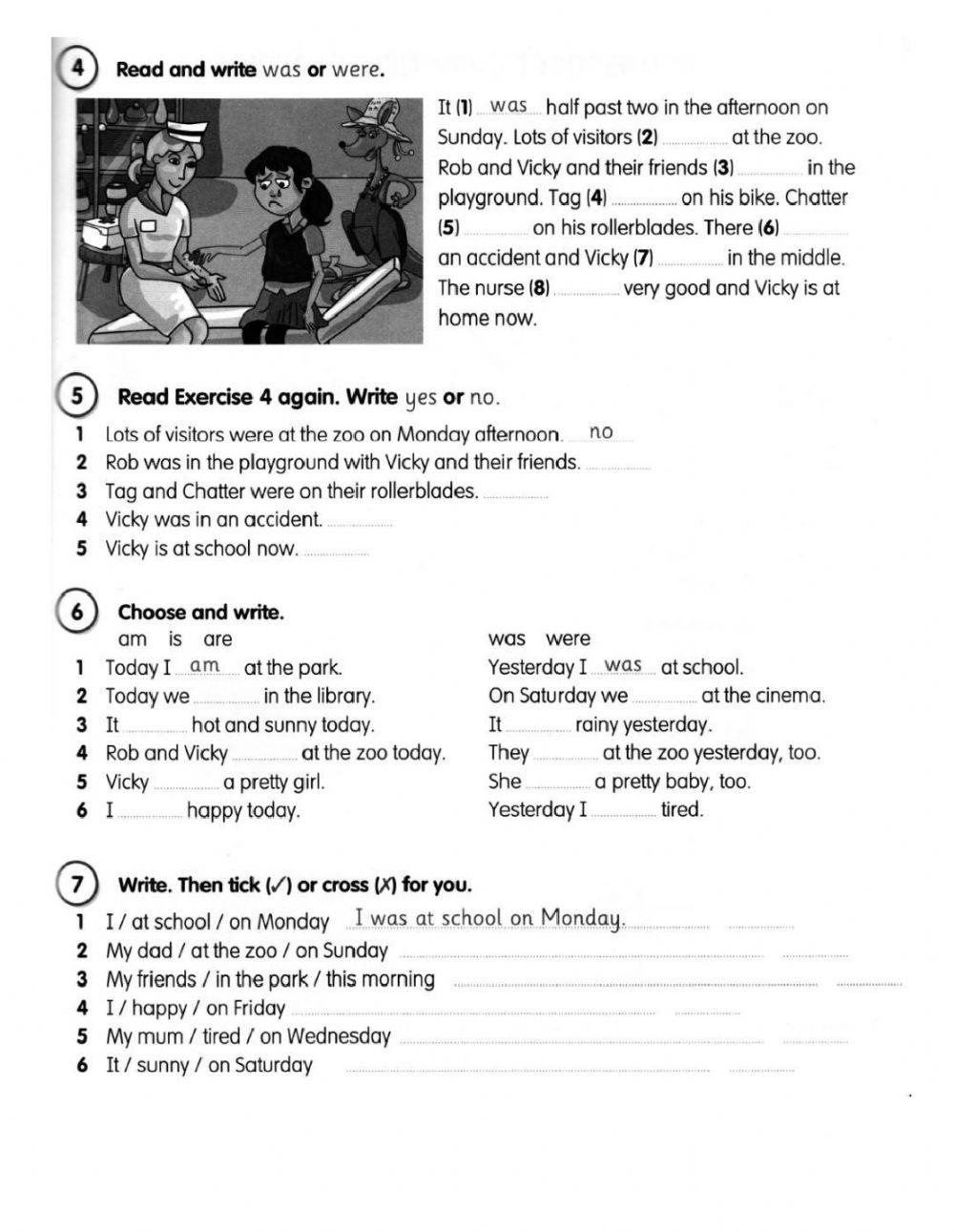 We were in the playground