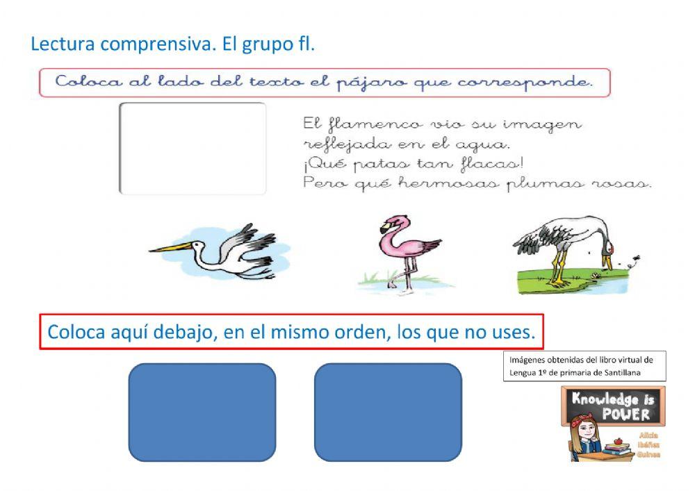 Lectura compresiva sílabas trabadas fr