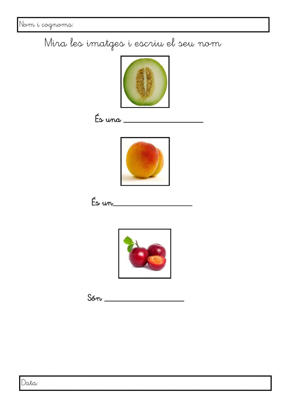 Fitxa fruites 2