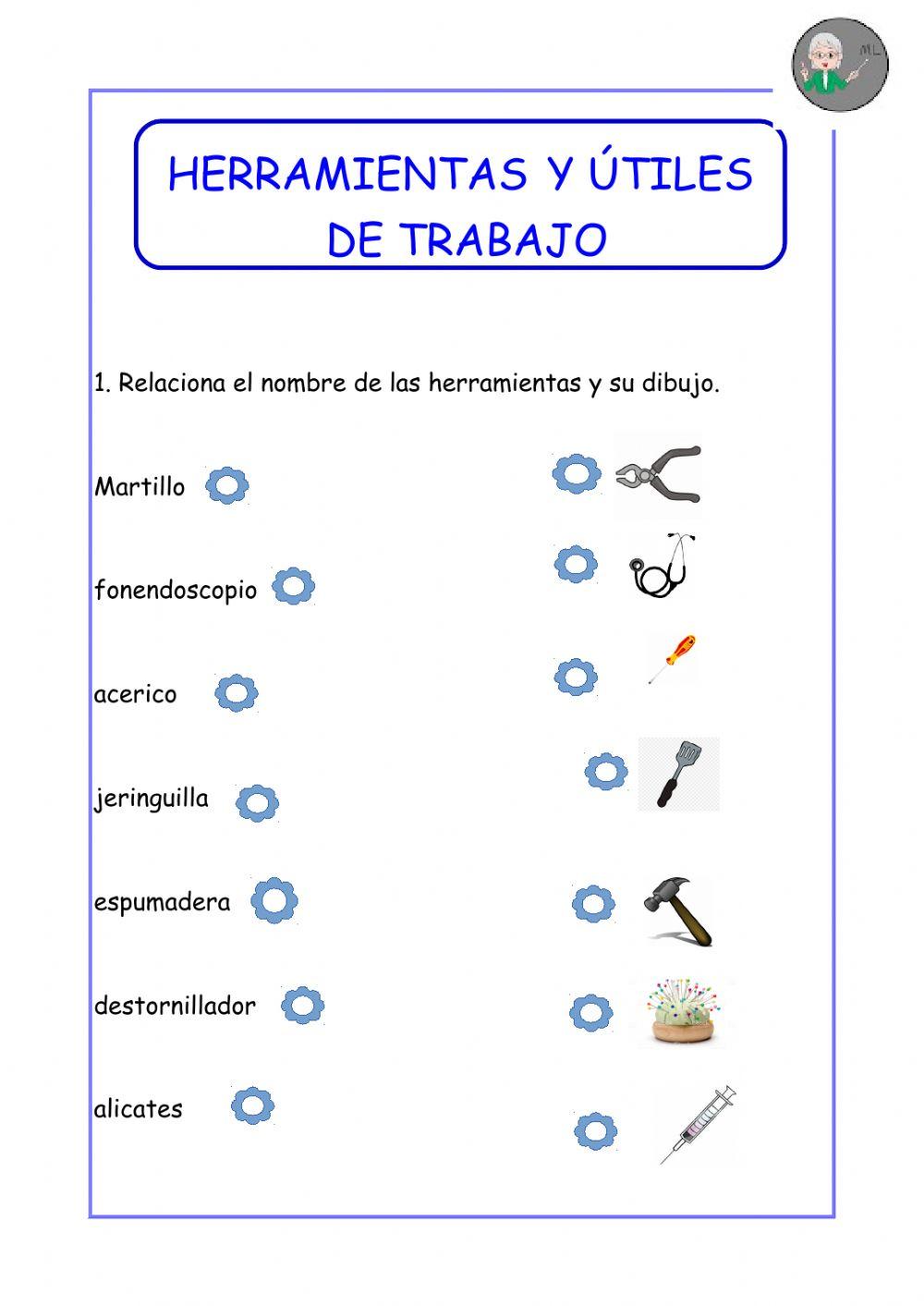 herramientas y utiles de trabajo