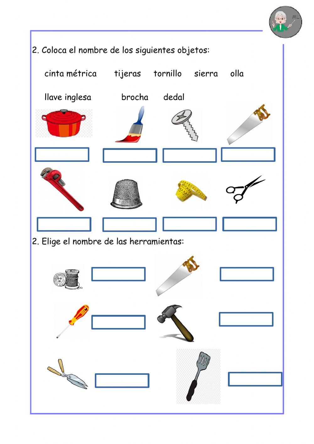 herramientas y utiles de trabajo