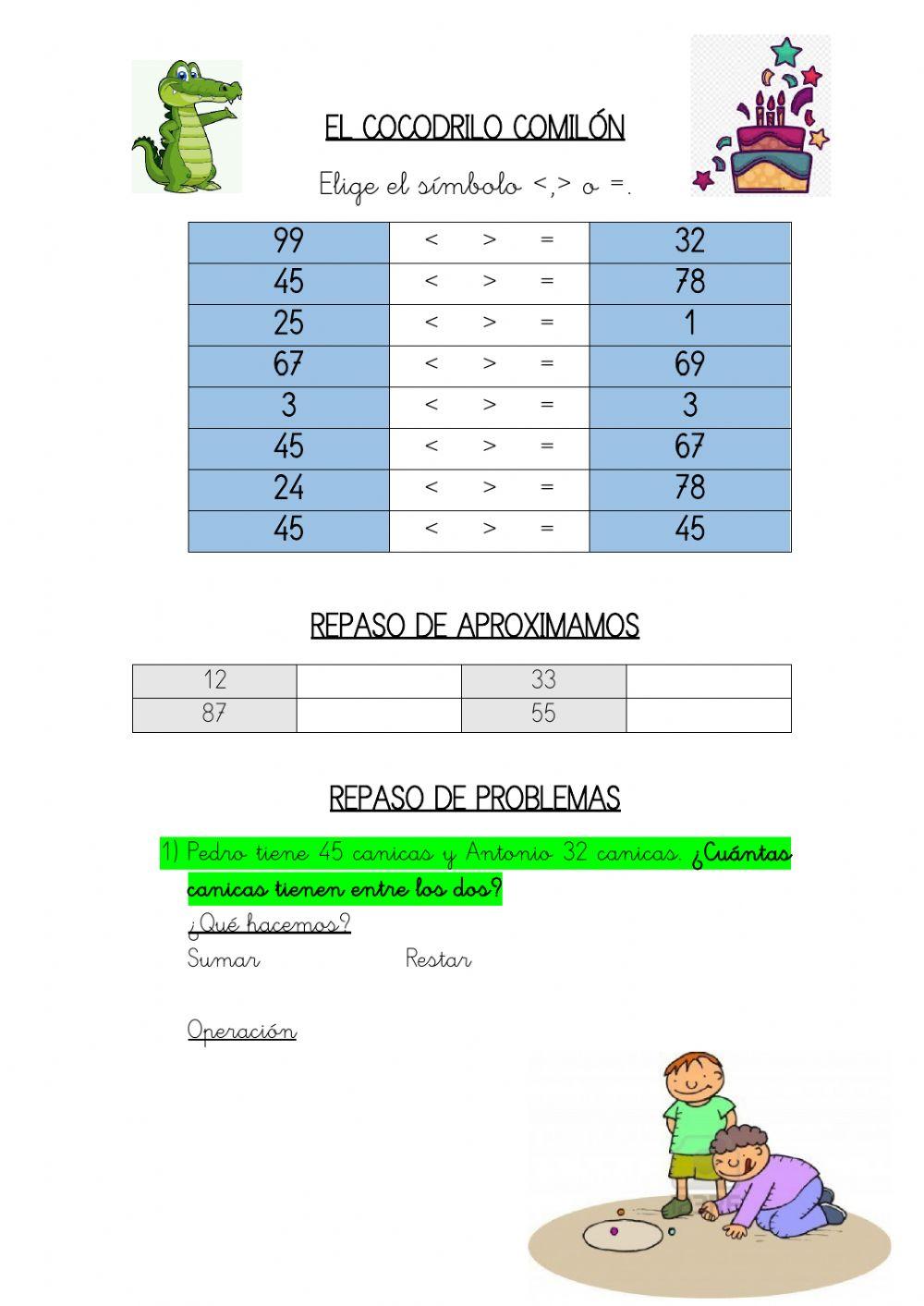 Cocodrilo matemáticas