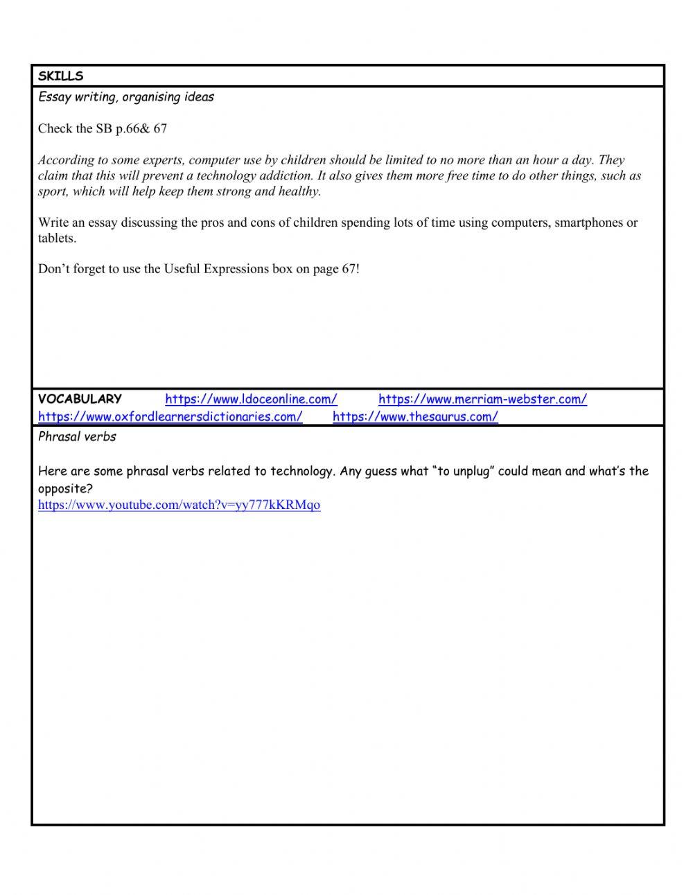 HS L5 WEEKLY PLAN week 10