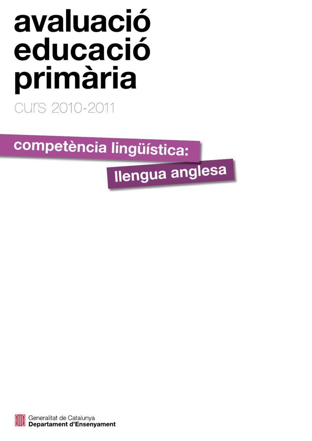 Competències bàsiques reading 2010-11