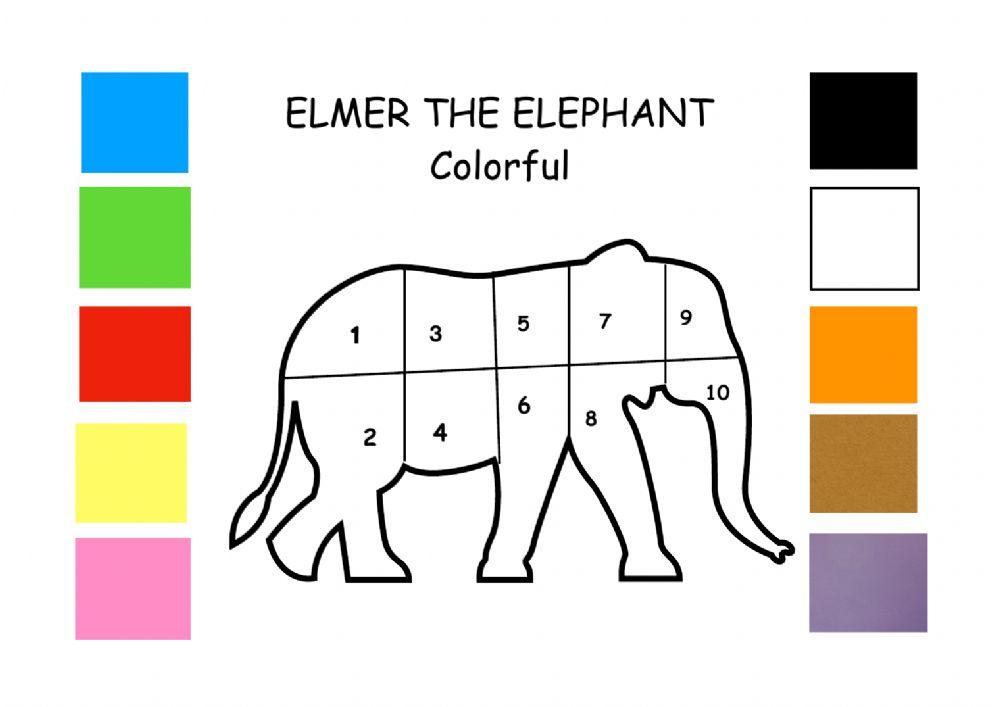 Elmer the elephant