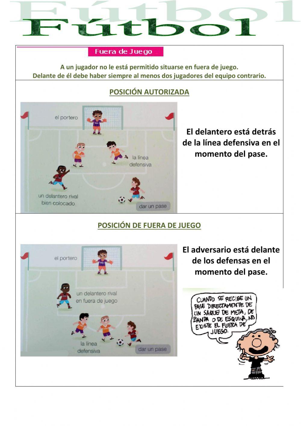 Fútbol - Aspectos del fútbol a tener en cuenta