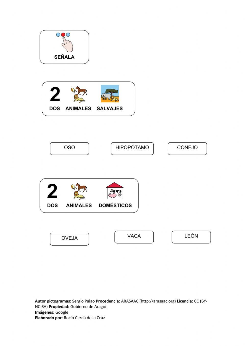 Animales domésticos y salvajes