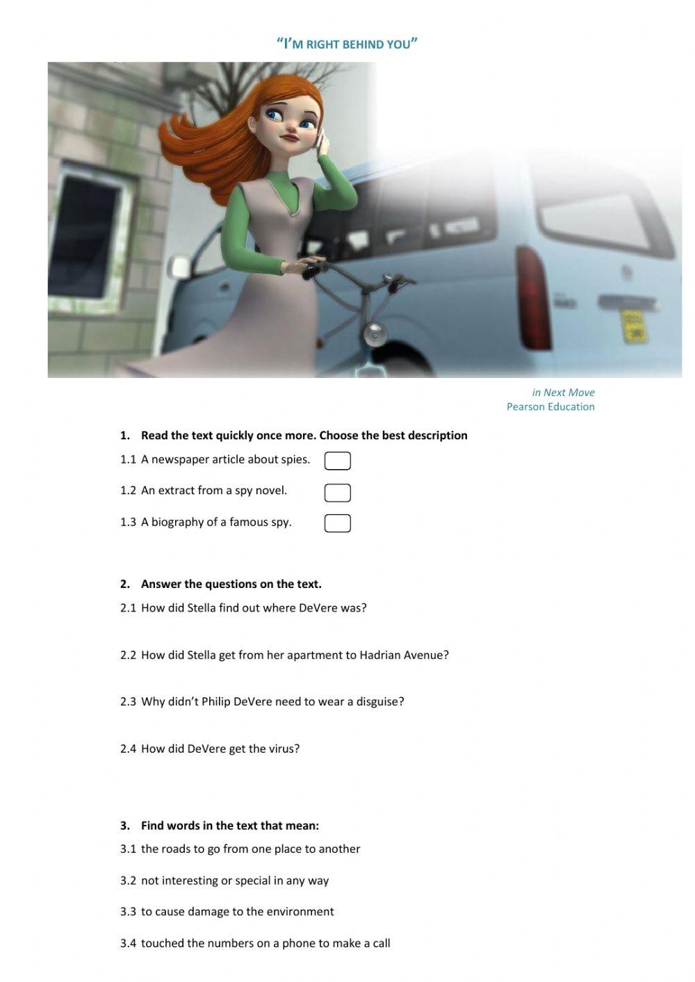 Reading comprehension