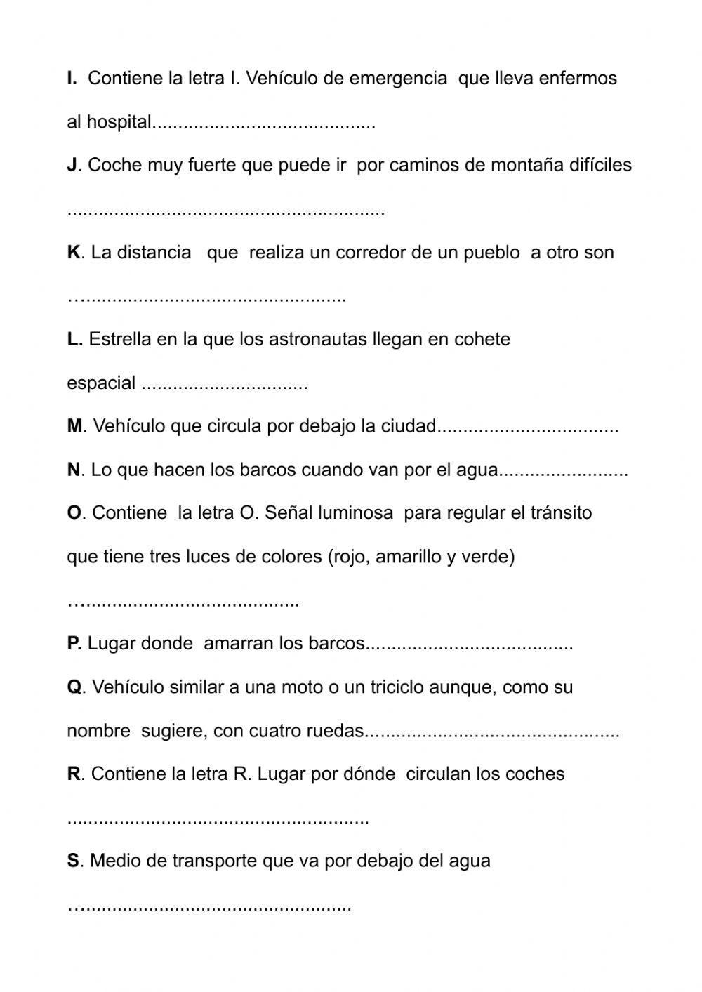 Medios de transporte