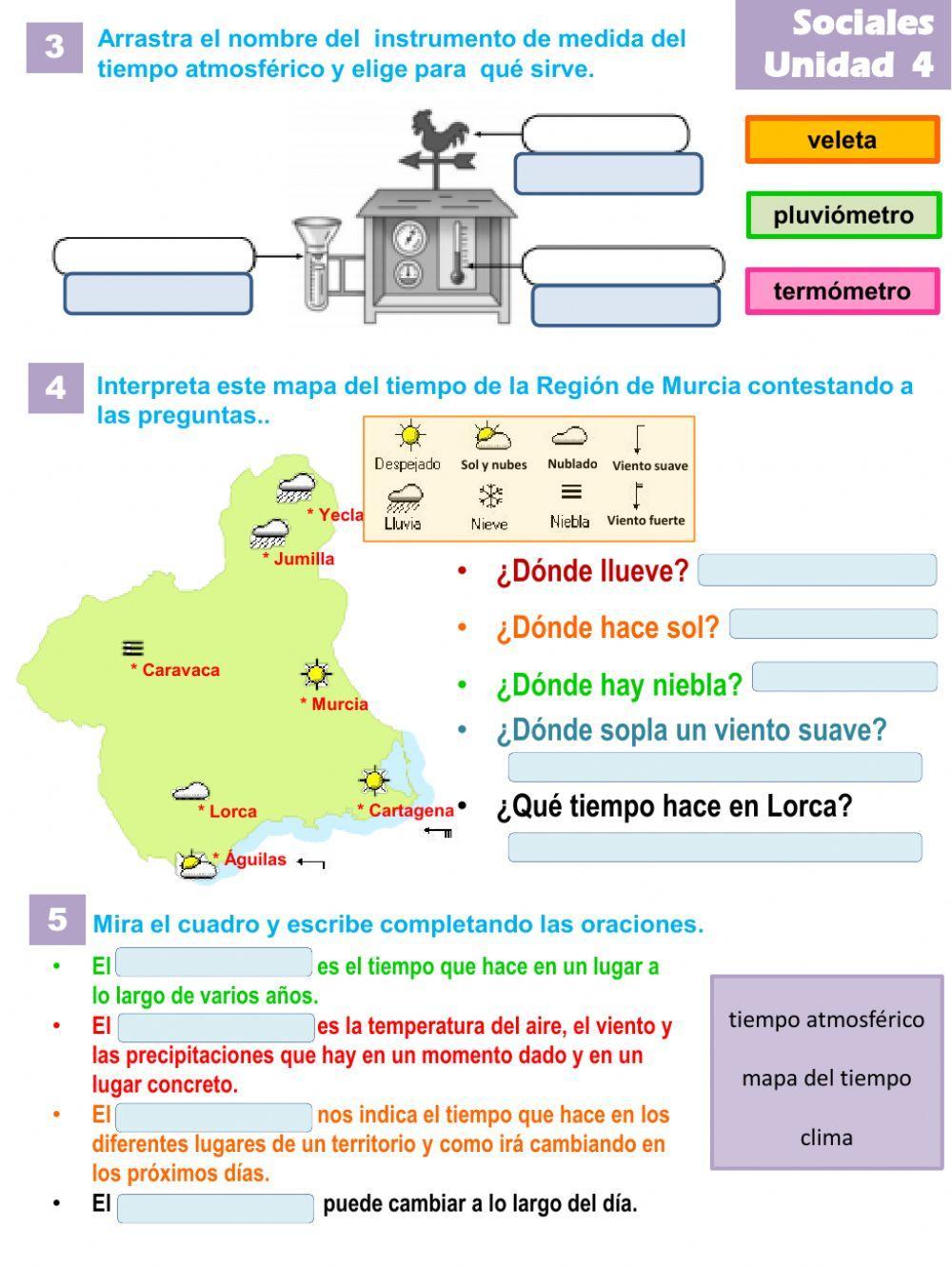 El tiempo atmosférico