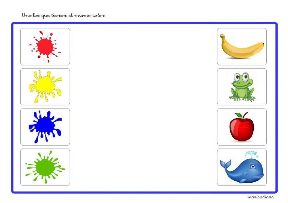 Une los del mismo color