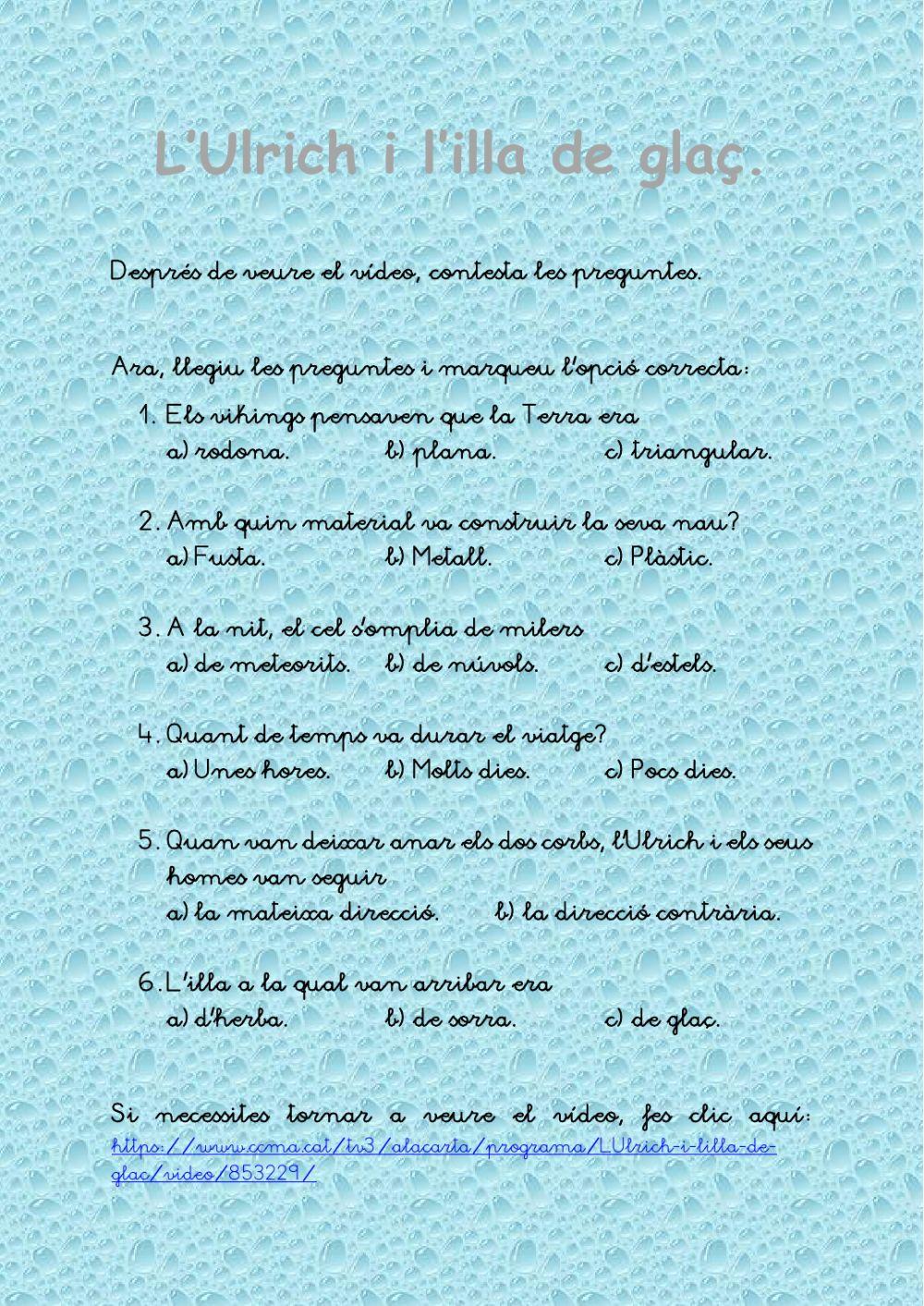 L'Ulrich i l'illa de glaç