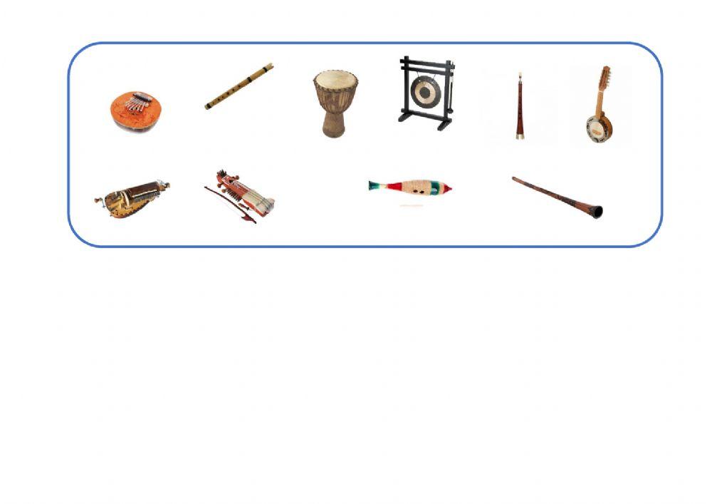 Clasificación de instrumentos del mundo