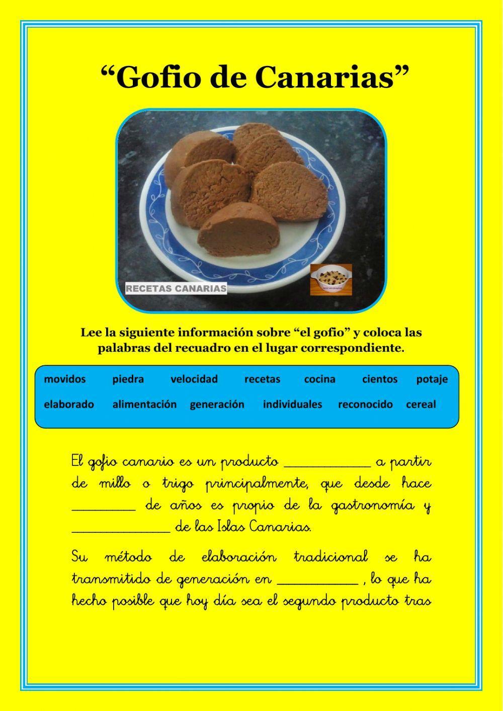 El gofio de Canarias