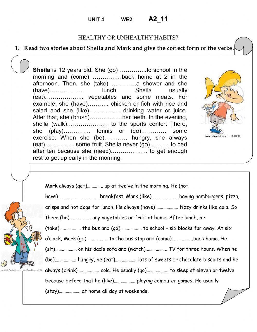 Unhealthy or healthy