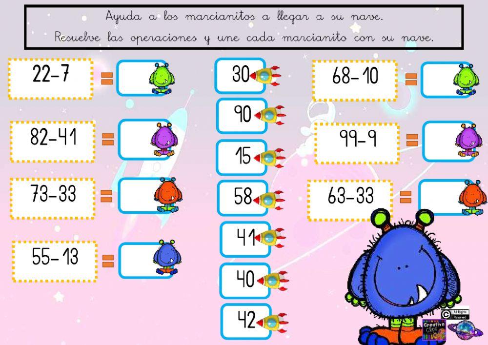 Resta y ayuda a los monstruos