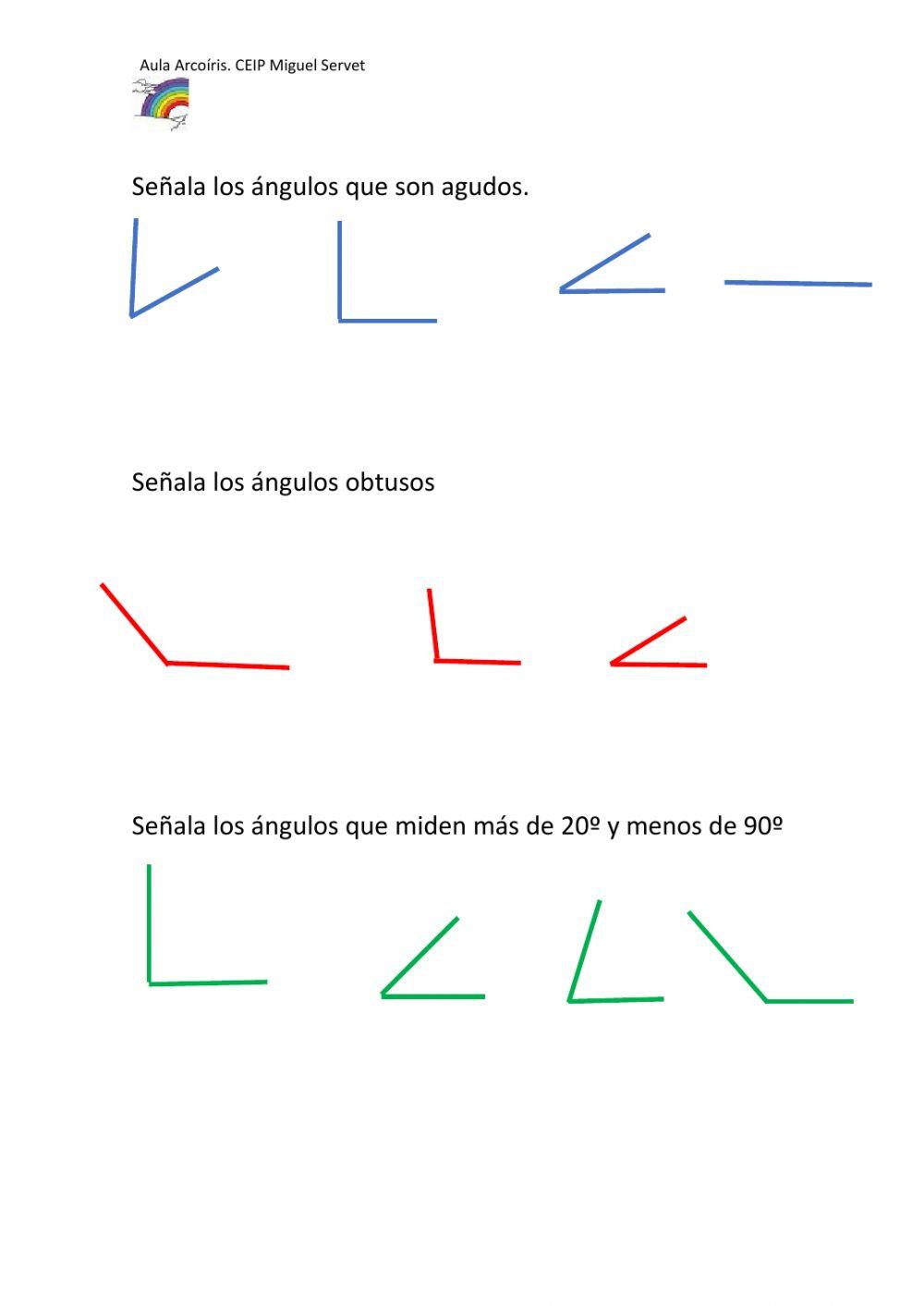 Ficha repaso ángulos