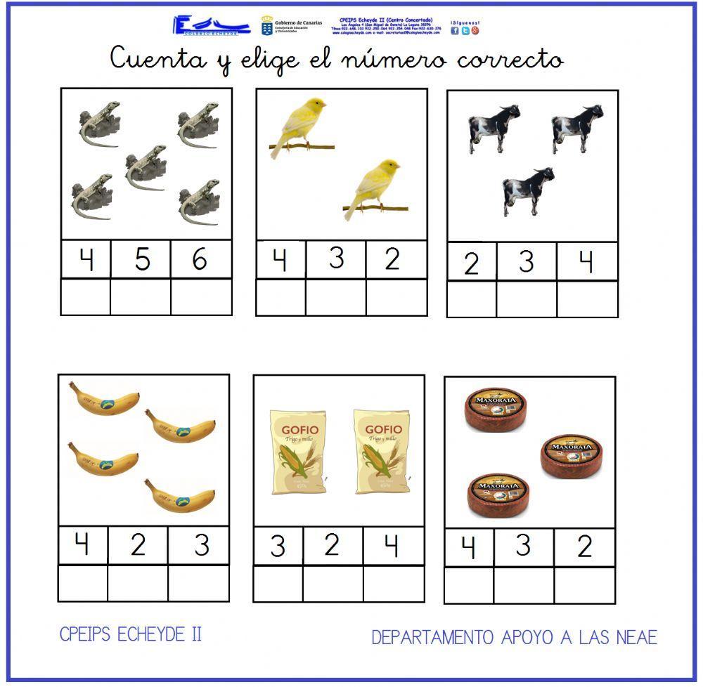 Canarias. Elegir nº correcto