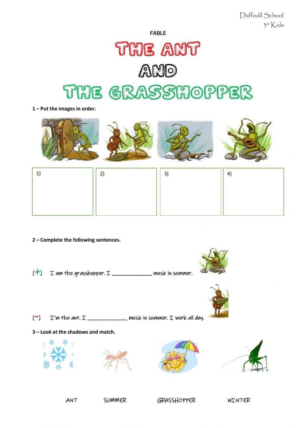 The Ant and the Grasshopper