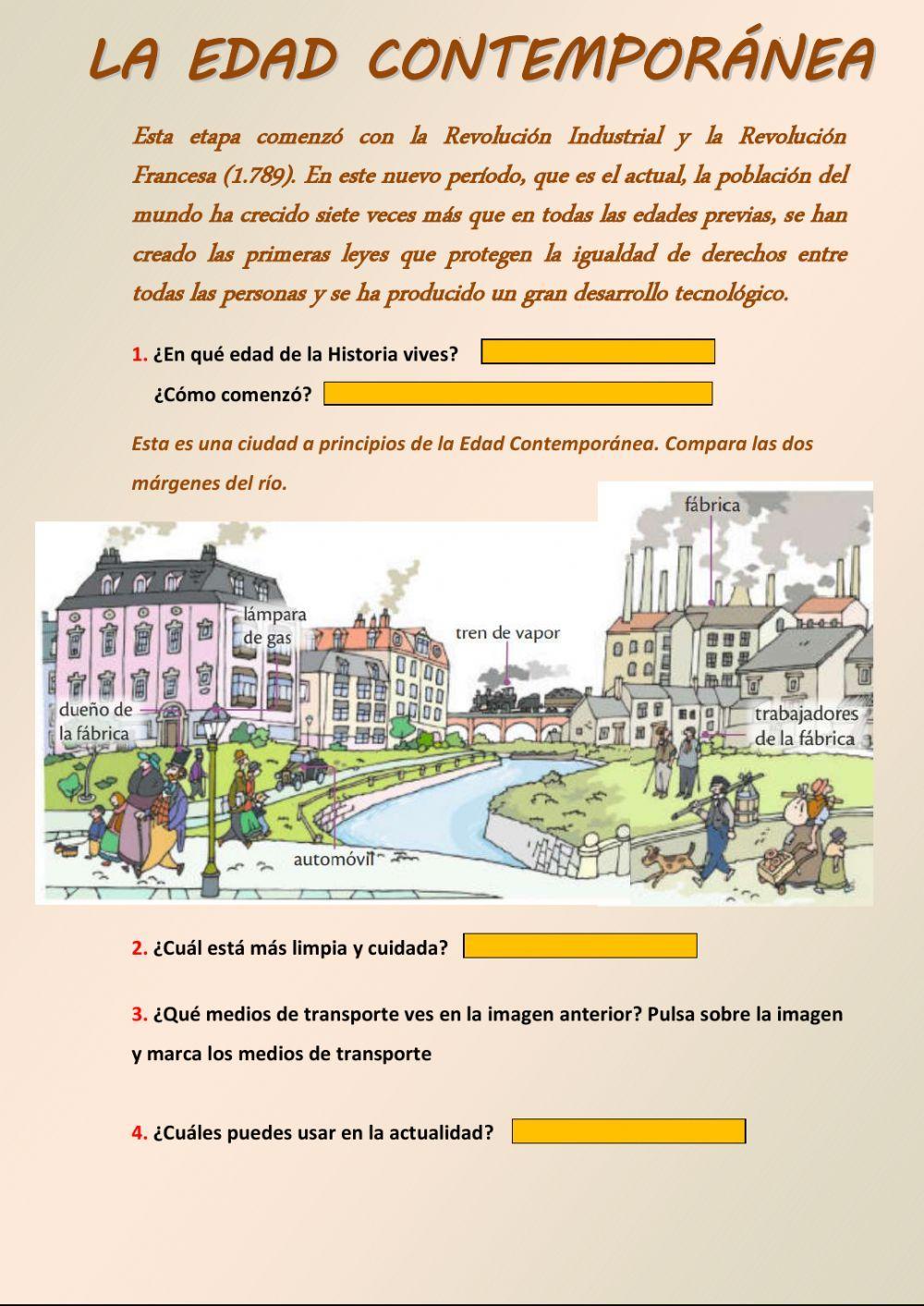 La Edad Contemporánea