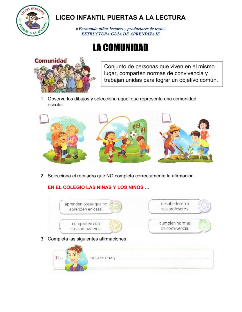 La comunidad - colegio