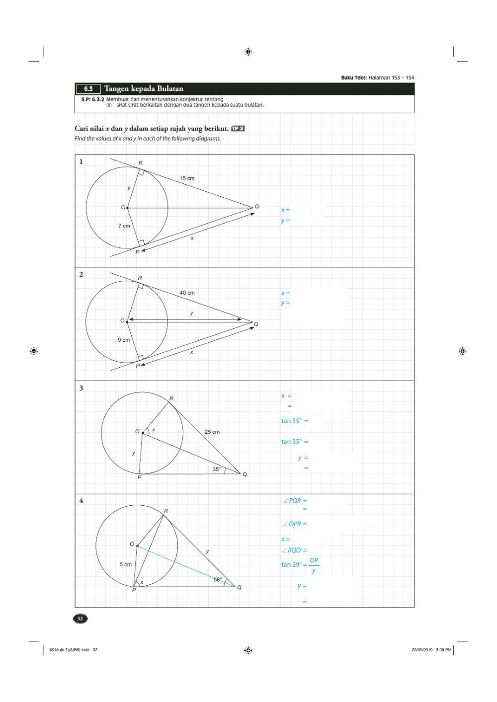 Latihan bab 6(matematik ting 3)