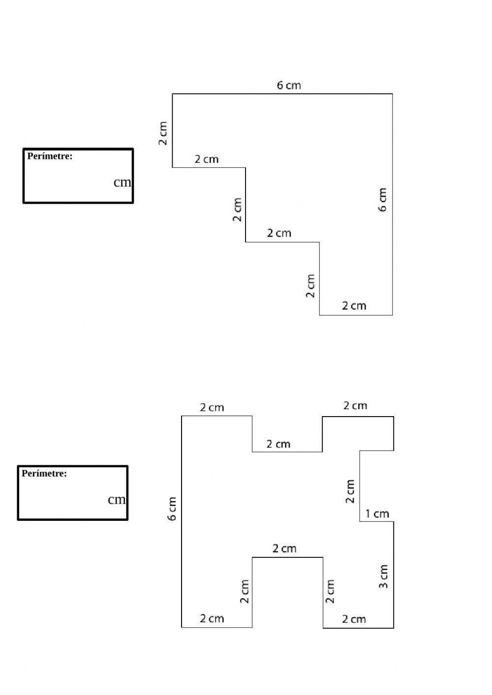 Calcula el perímetre