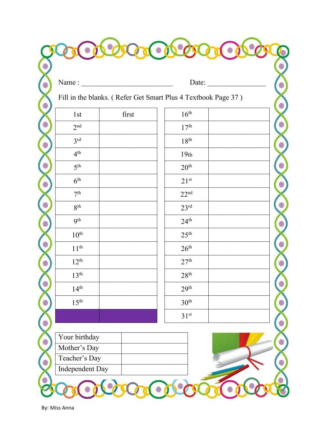 Topic: Celebrations Year 4