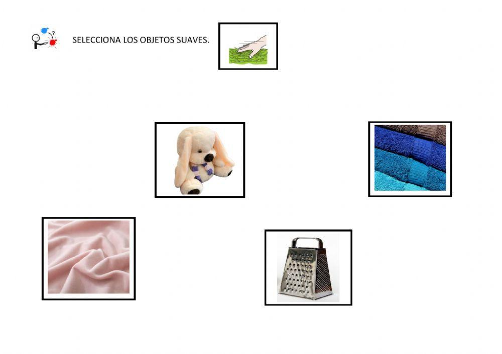 Conceptos contrarios: suave y rugoso