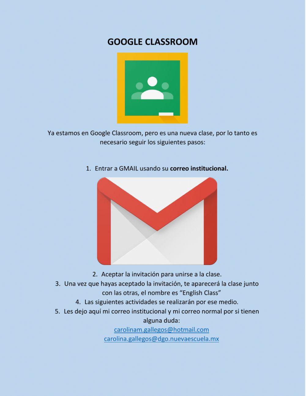Google Classroom Online Exercise For Live Worksheets Google Classroom Online Exercise For Live Worksheets