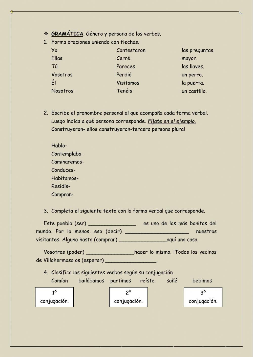 Gramática y ortografía