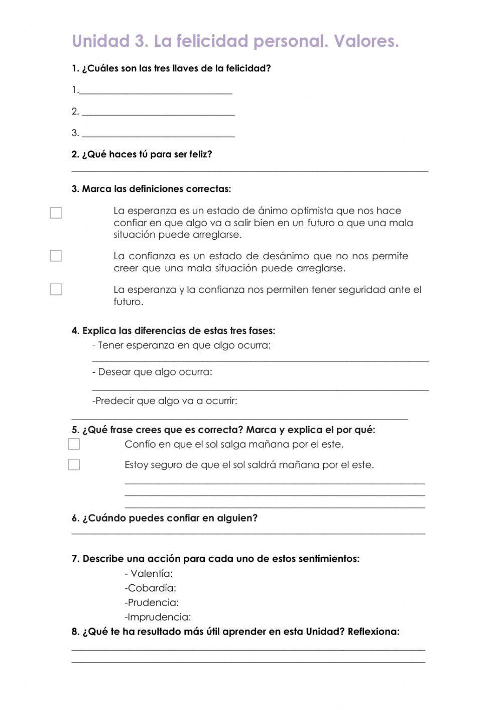 La felicidad personal