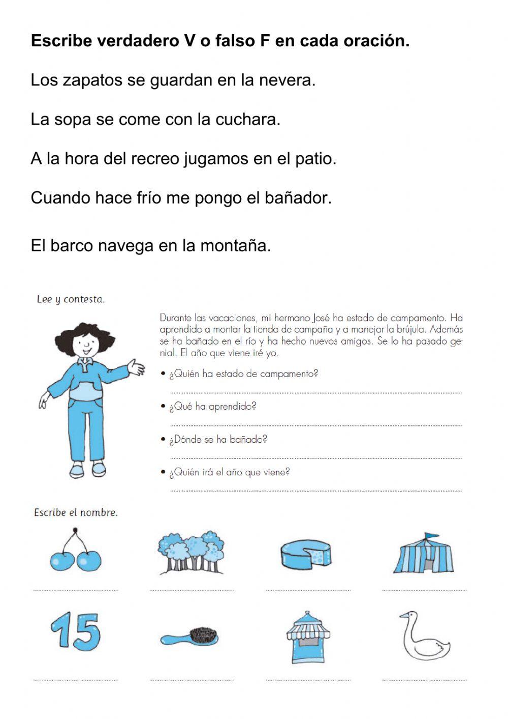 EV INICIAL 3º Lengua