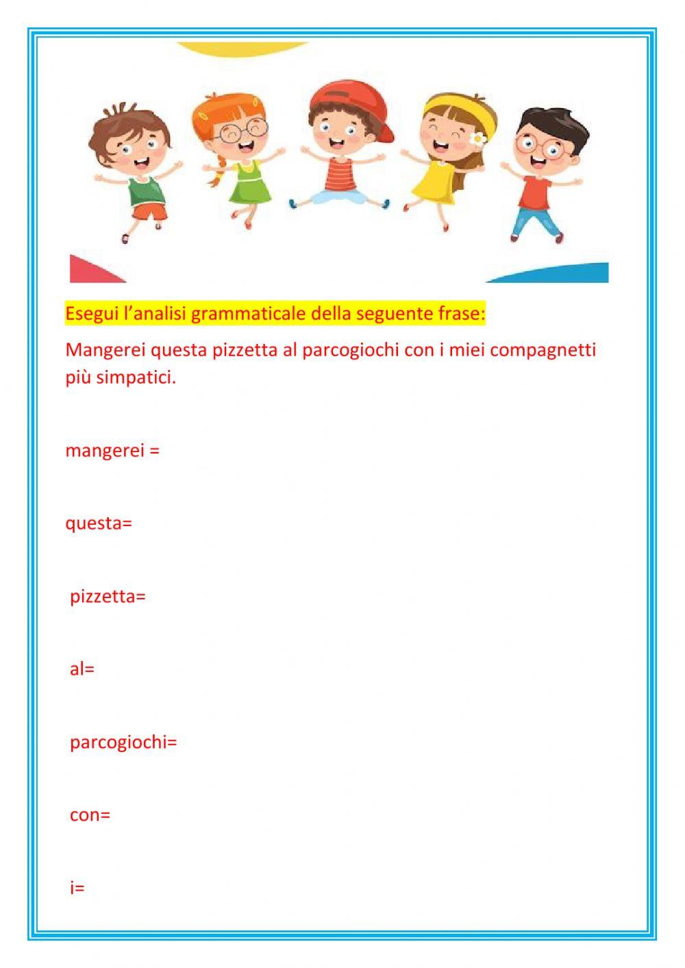 Analisi grammaticale