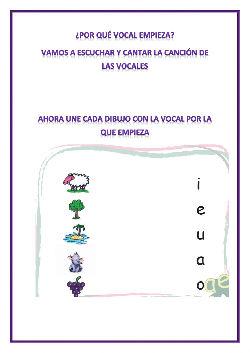 ¿Por qué vocal empieza?