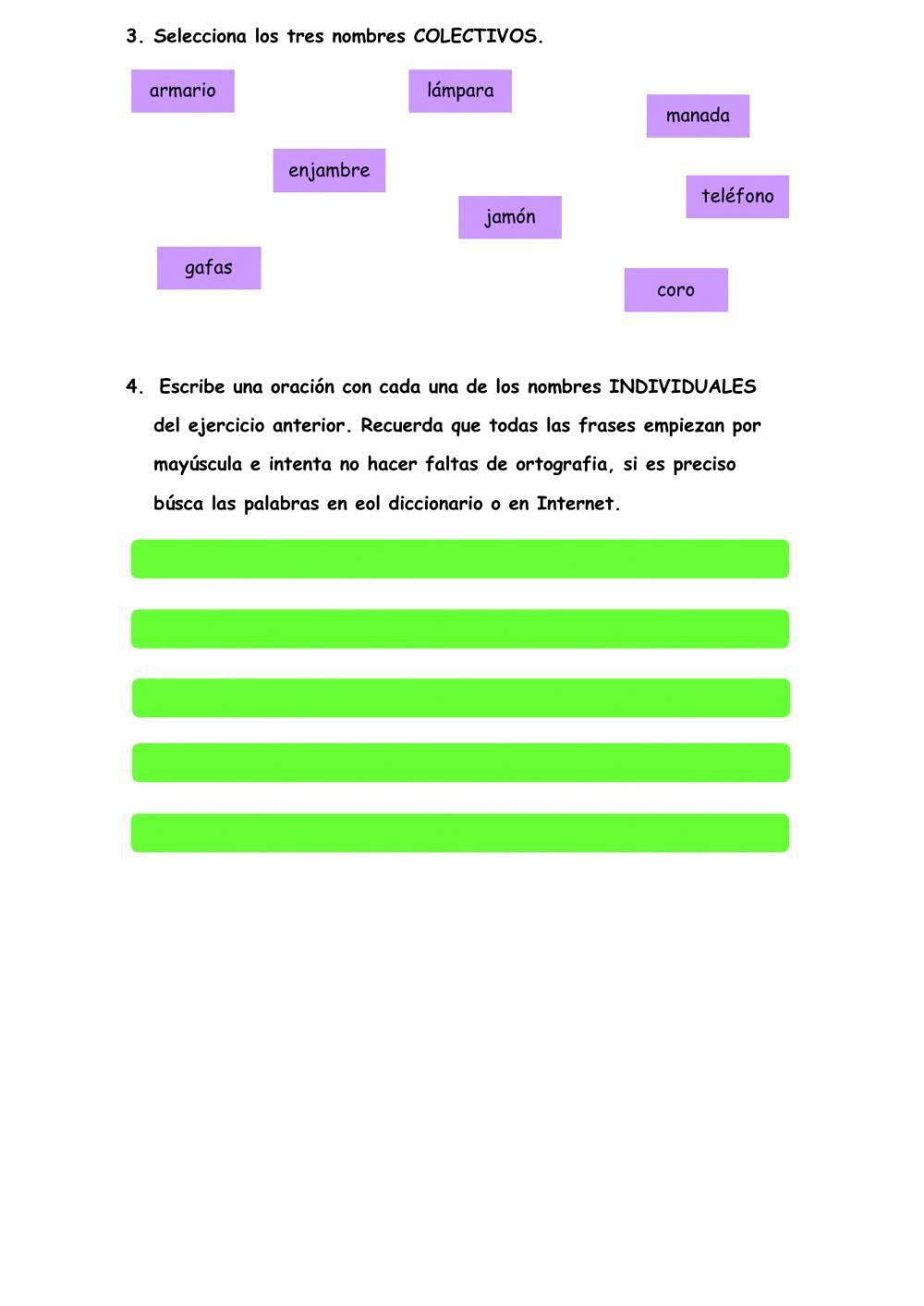 El nombre: individual y colectivo