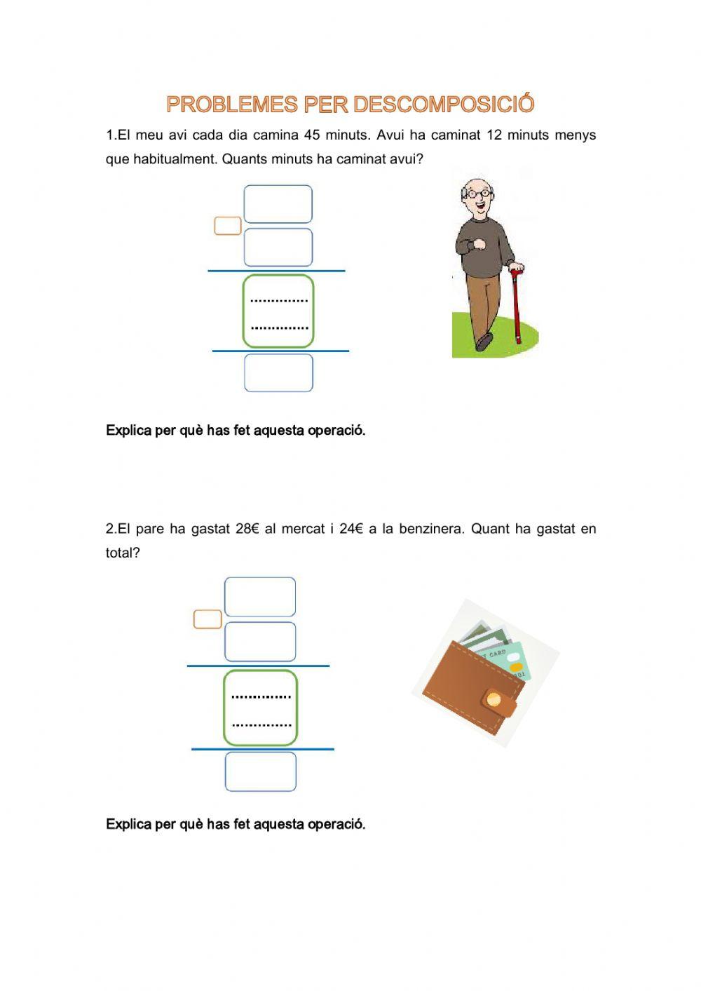 Problemes per descomposició