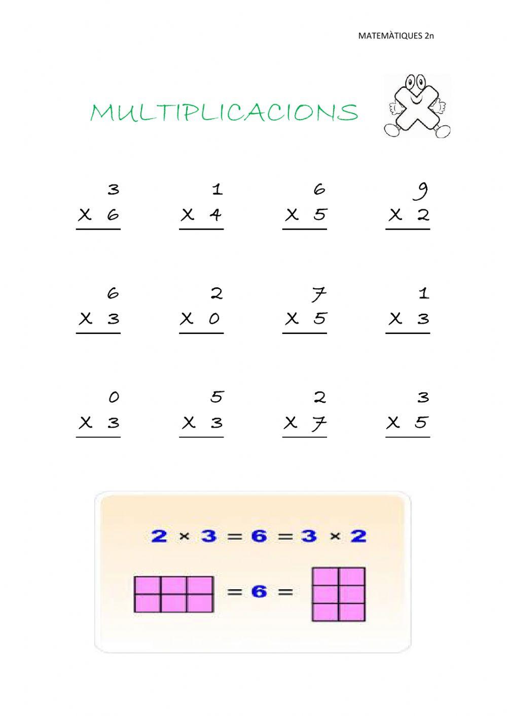 Multiplicacions