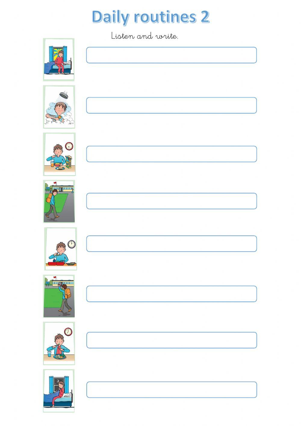 Daily routines 2