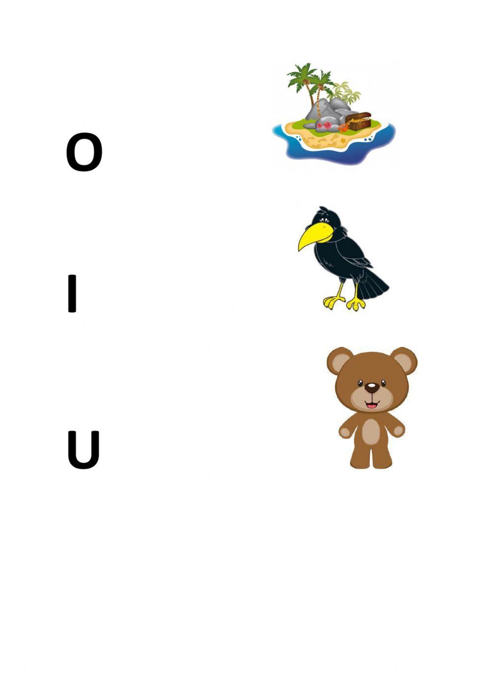 UNIR VOCALES Y DIBUJOS