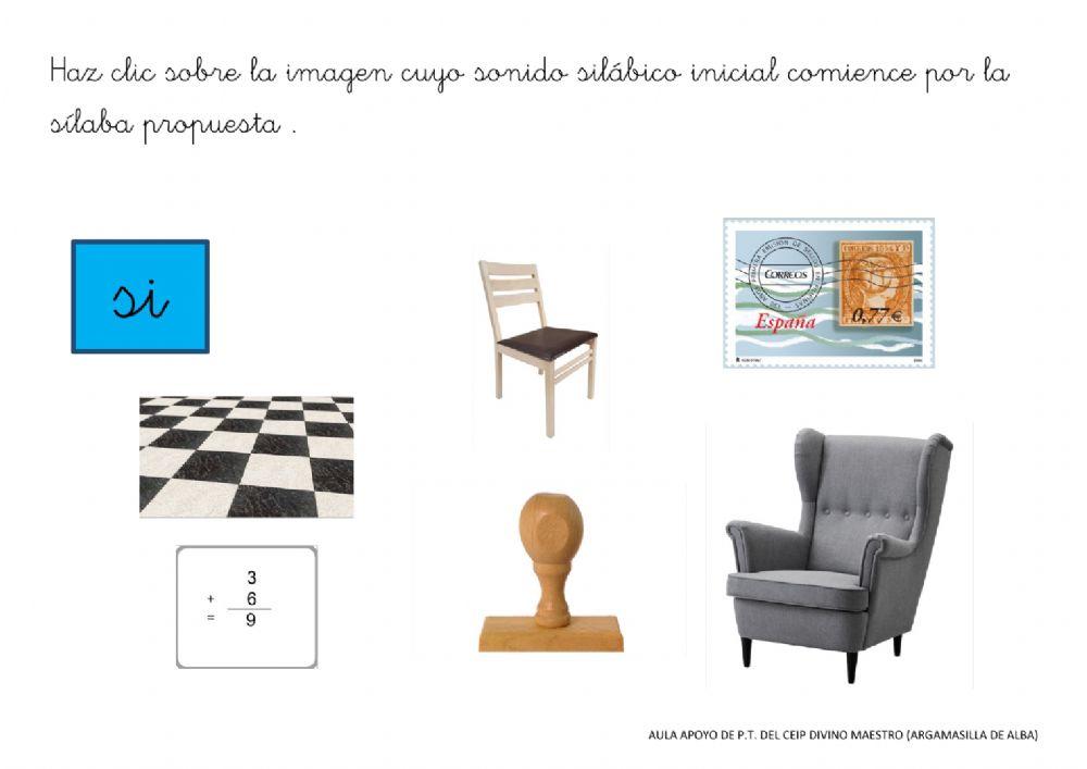 Discriminación auditiva sílabas con s