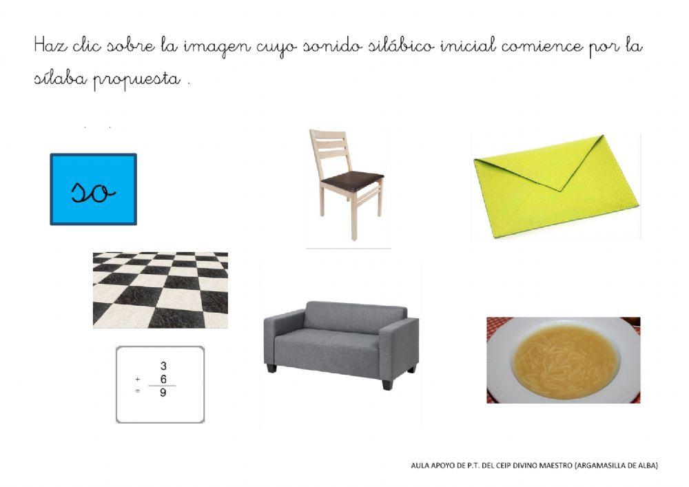 Discriminación auditiva sílabas con s