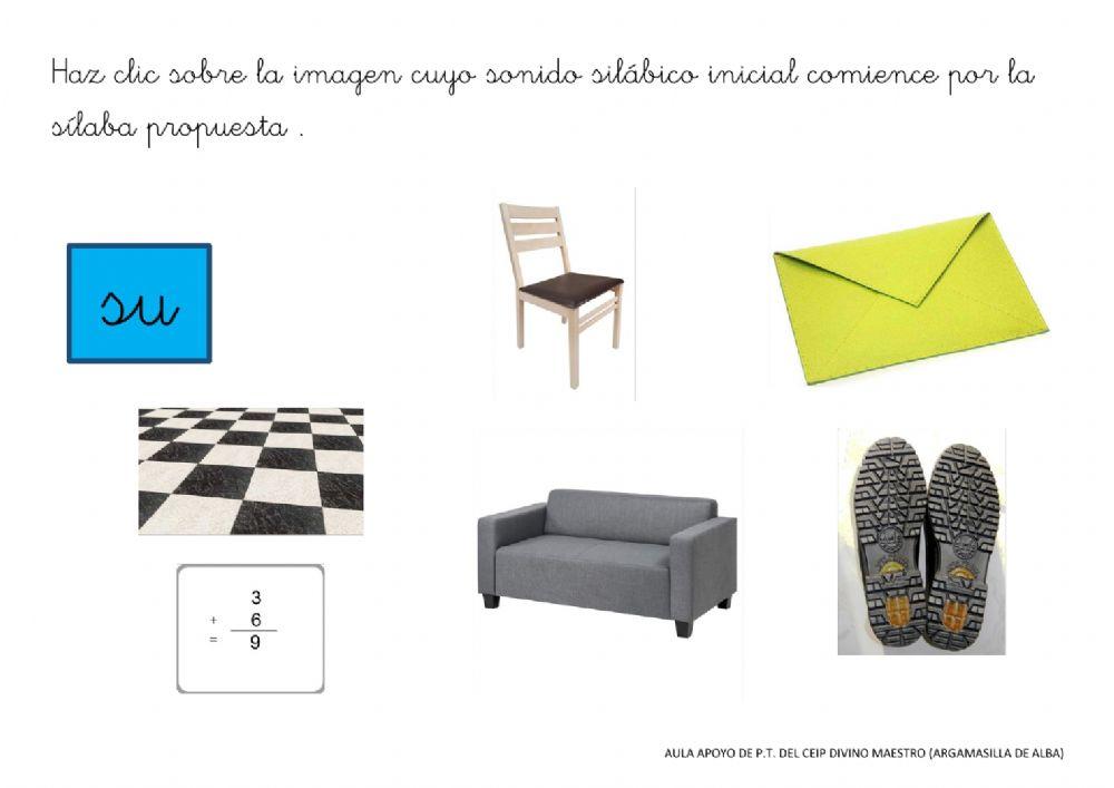 Discriminación auditiva sílabas con s