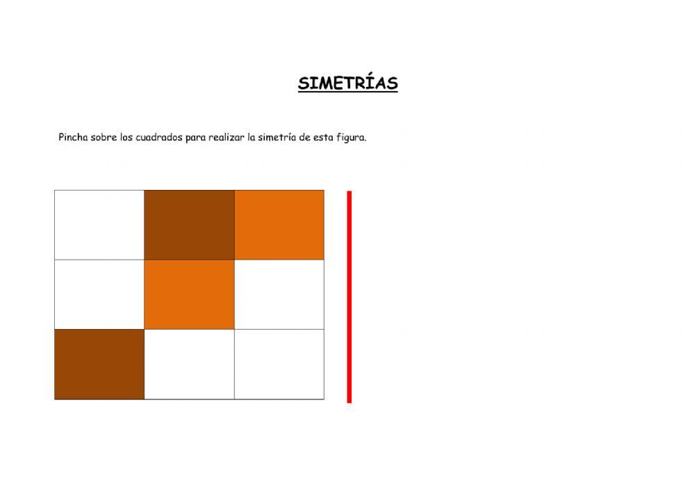 Simetrías sencillas