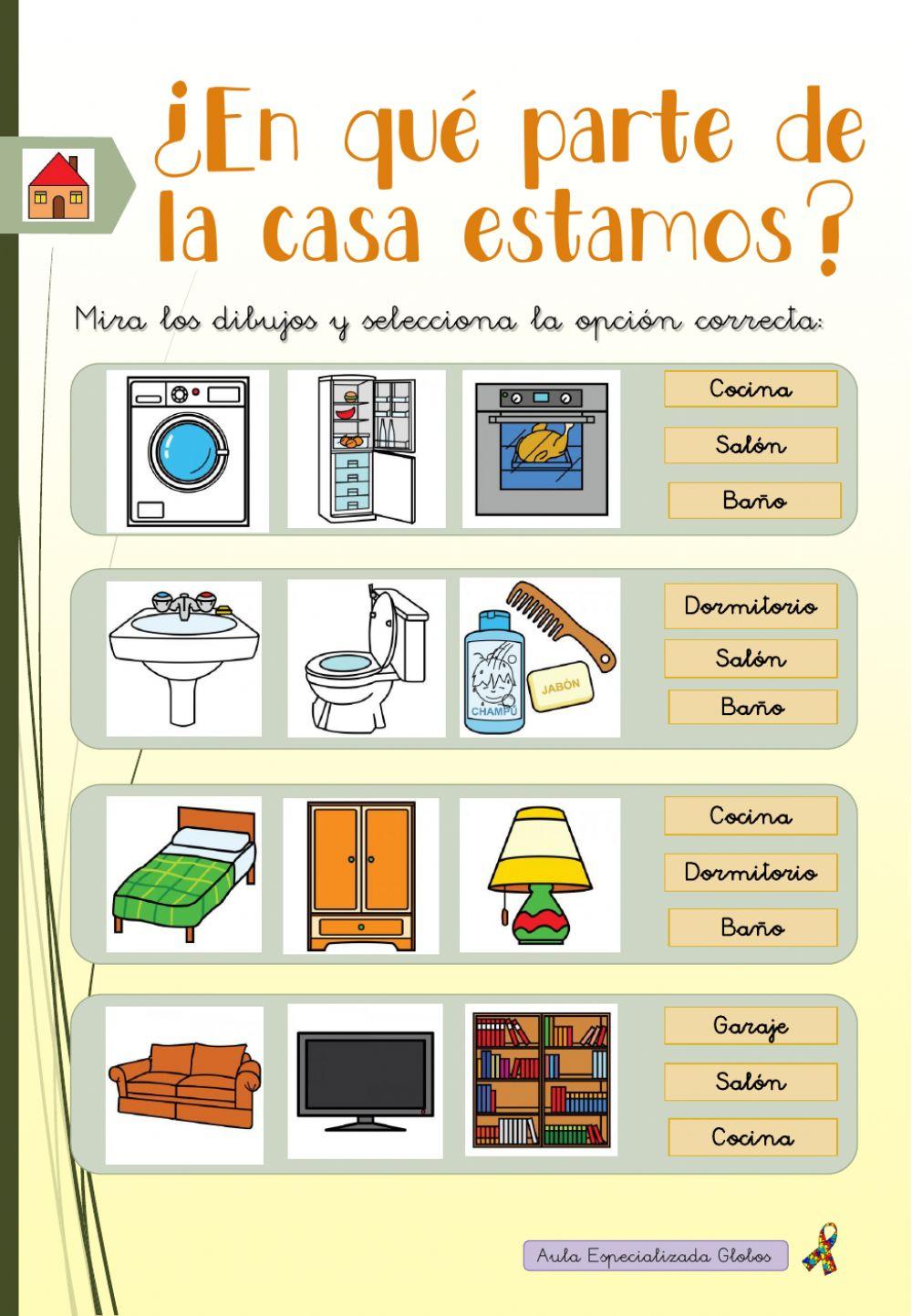 ¿En qué parte de la casa estamos?