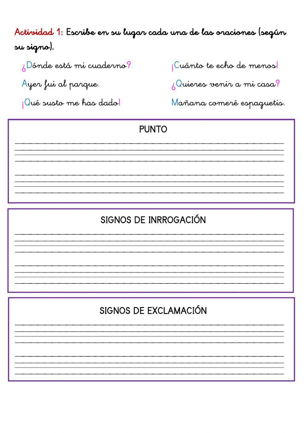 Ortografía - Los signos de puntuación