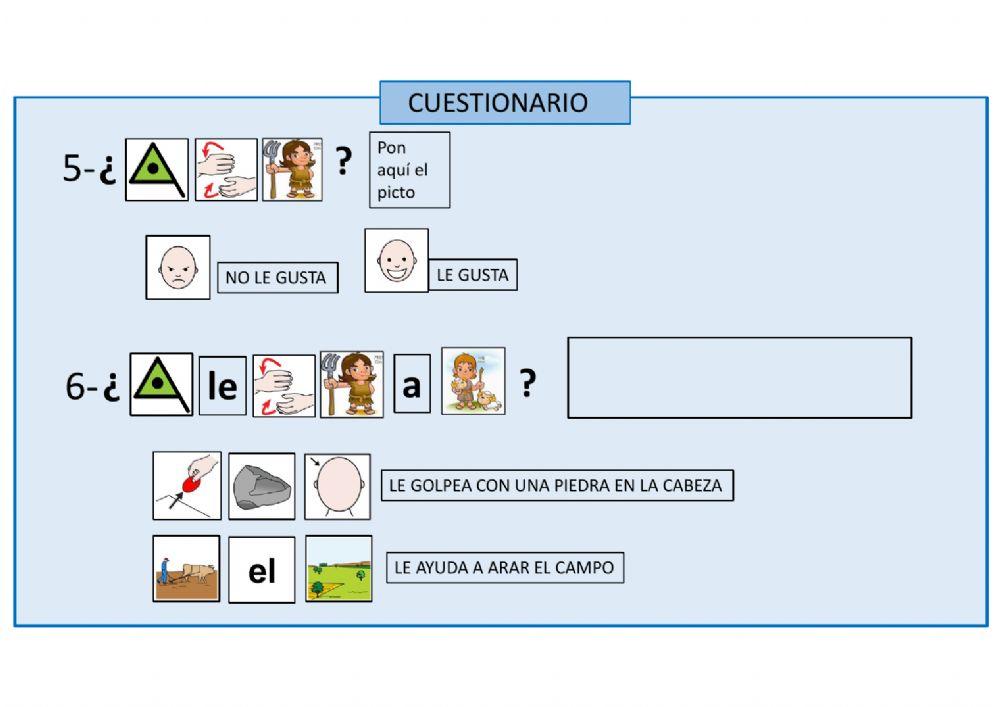 Cain y abel pictogramas